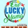 One lucky mama autism awareness svg