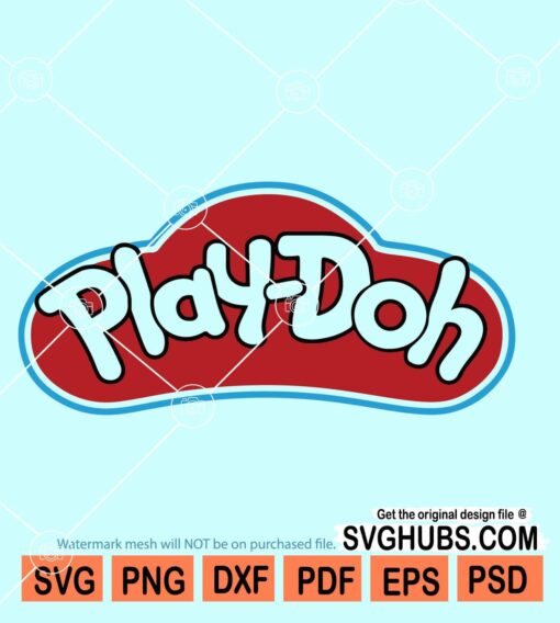 Play doh SVG file