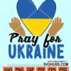 Pray for Ukraine svg