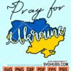 Pray for ukraine svg