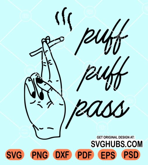 Puff puff pass svg