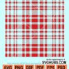 Red Checkered Buffalo Plaid Sublimation Background Clipart svg