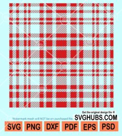 Red Checkered Buffalo Plaid Sublimation Background Clipart svg