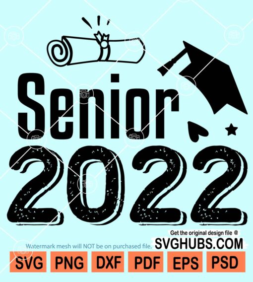 Senior 2022 svg