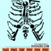 Skeleton tools design svg