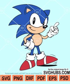 Sonic the hedgehog svg