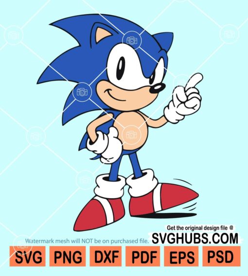 Sonic the hedgehog svg