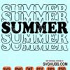 Stacked summer svg