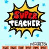 Super teacher svg