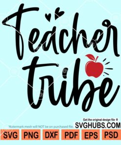 Teacher tribe svg