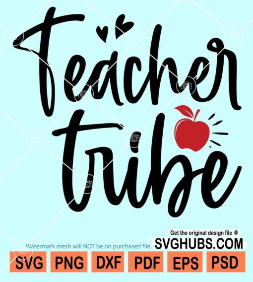 Teacher tribe svg