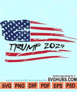 Trump 2024 flag svg