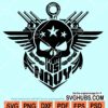 US Navy skull svg