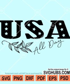 USA All day svg