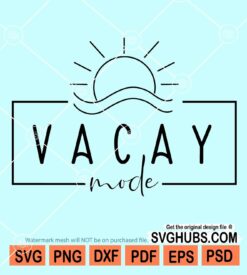 Vacay mode svg