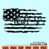 Wife American flag svg