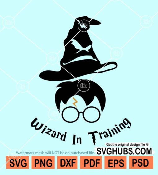 Wizard in training Harry Potter svg