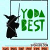 Yoda best dad svg