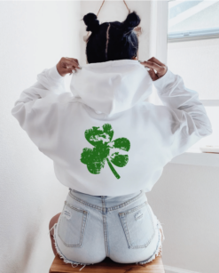 distressed clover leaf svg