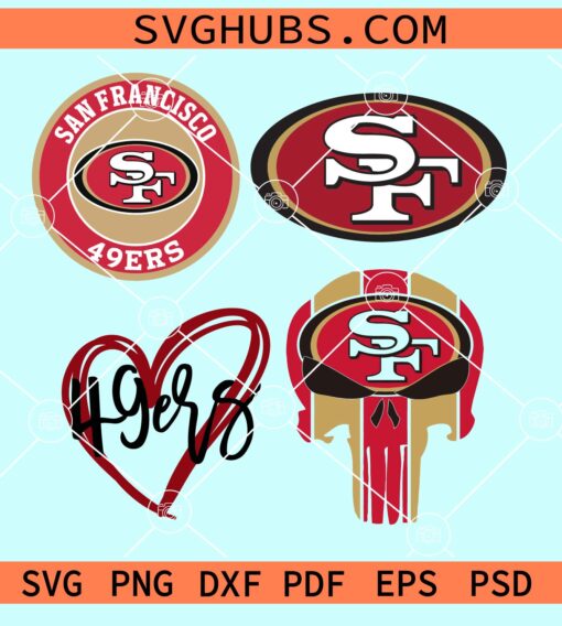 49ers svg bundle