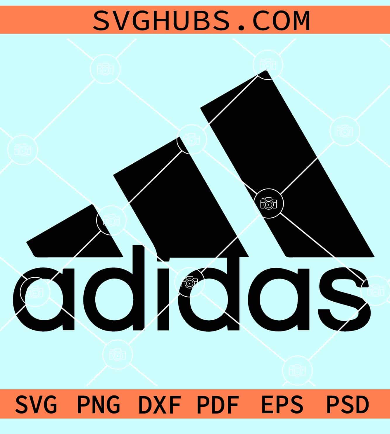 Adidas Logo Machine Embroidery Designs And SVG Files