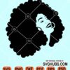 Afro diva clipart svg