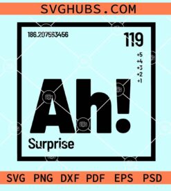 Ah! Element of surprise svg