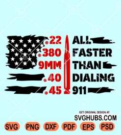 All faster than dialing 911 svg