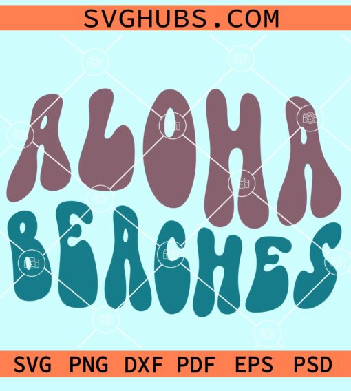 Aloha beaches SVG