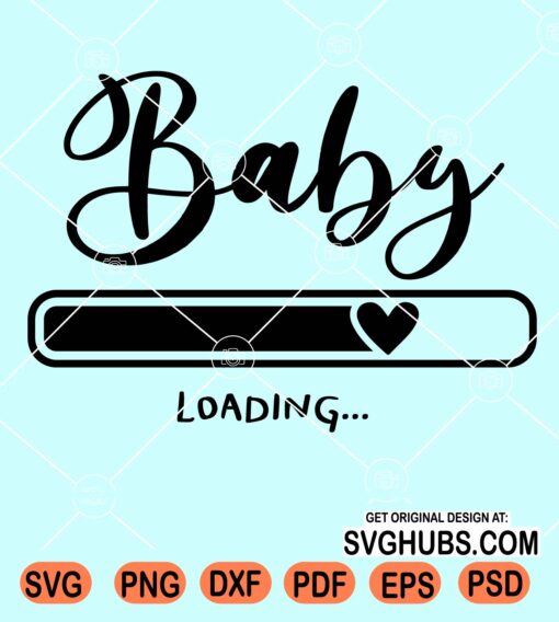 Baby loading svg