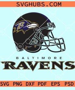 Baltimore ravens helmet svg