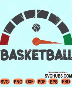 Basketball full fuel gauge bar svg