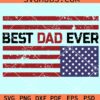 Best dad ever grunge US Flag svg