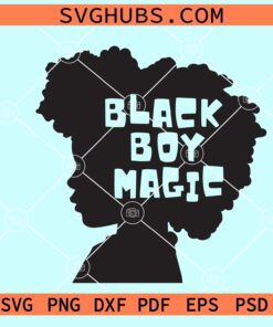 Black boy magic SVG