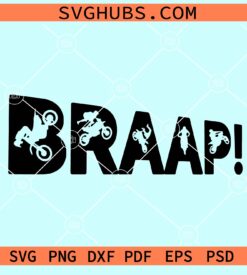 Braap Biker svg