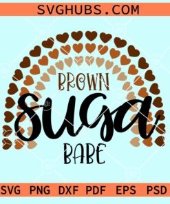 Brown sugar rainbow SVG