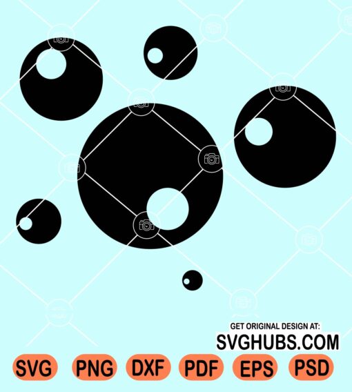 Bubbles clipart svg