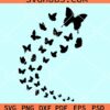 Butterfly Swarm svg file