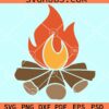 Campfire clipart svg