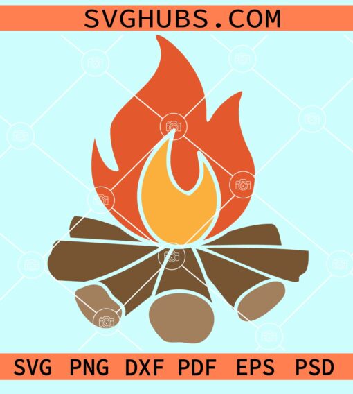 Campfire clipart svg