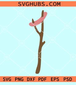 Camping sausage svg