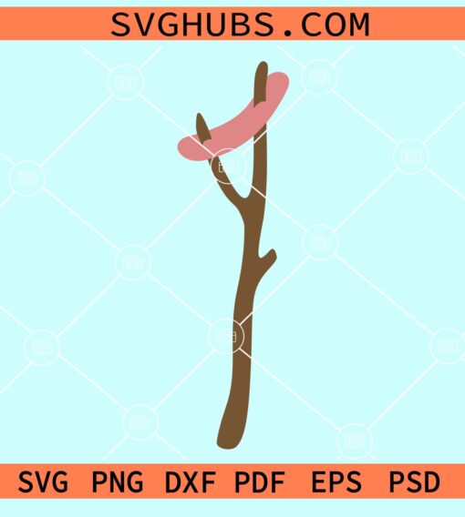 Camping sausage svg