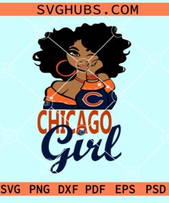 Chicago girl svg