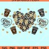Coffee lover Starbucks libbey can glass wrap svg