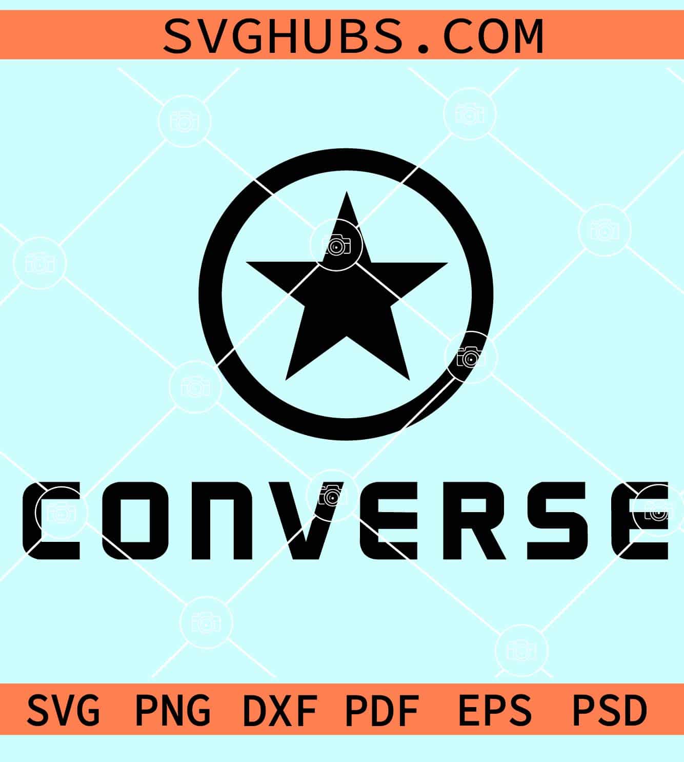 Converse label svg, logo Converse Logo Stickers svg, Fashion SVG