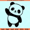 Cute panda Clip Art svg