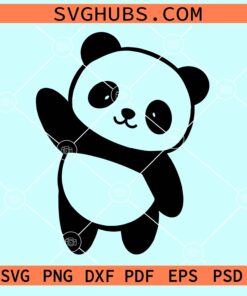 Cute panda Clip Art svg