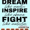 Dream like Martin svg