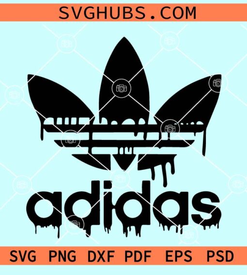 Dripping Adidas Svg