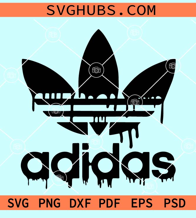 Dripping Adidas Svg, Adidas Drip Svg, Adidas Logo Svg, Adidas Logo Svg ...